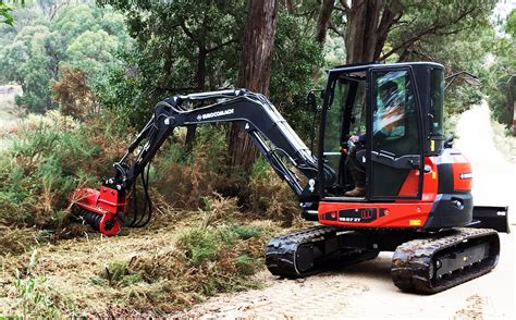 forestry attachment mini excavator|drum mulcher for mini excavator.